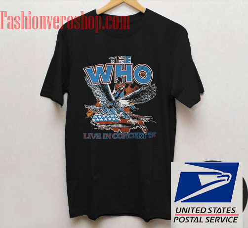 the who tour t shirts