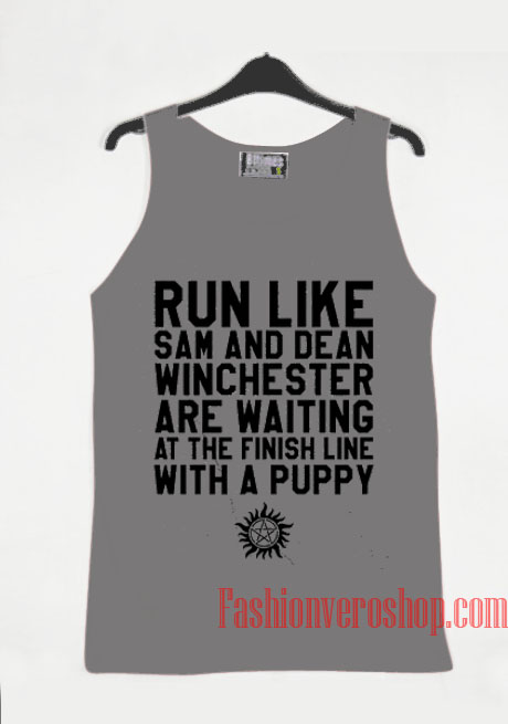 Run Like Sam And Dean Winchester Tank top