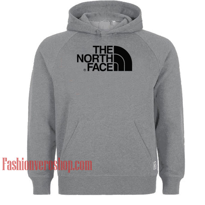 north face dark grey hoodie