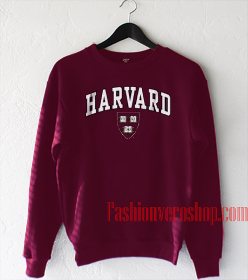 Harvard Logo Burgundy Sweatshirt