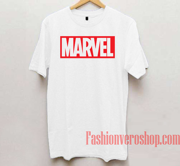 marvel box logo shirt