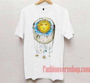 Sun Moon Astrological Unisex adult T shirt
