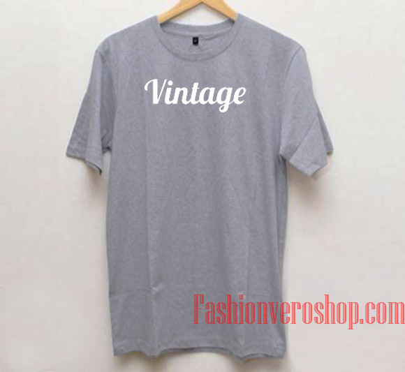 Vintage Font Unisex adult T shirt