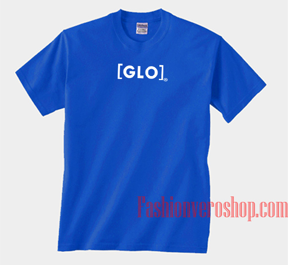 GLO Logo Blue Unisex adult T shirt