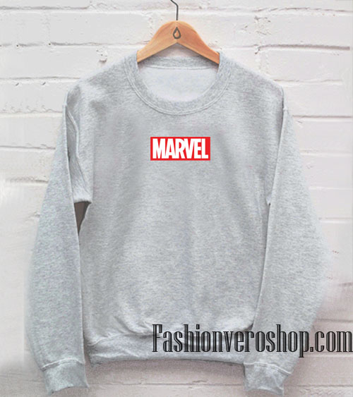marvel logo sweater
