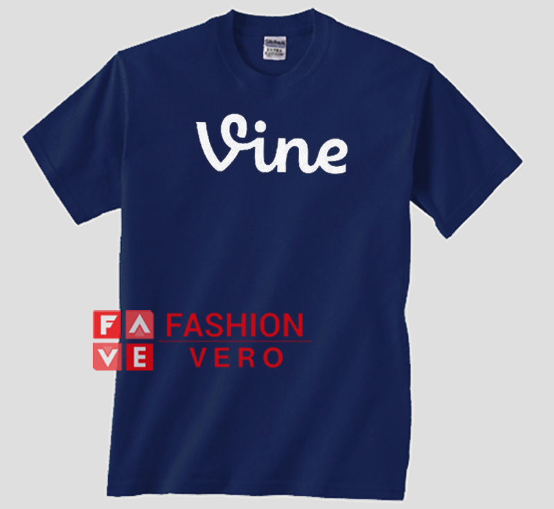 Vine Navy Unisex adult T shirt