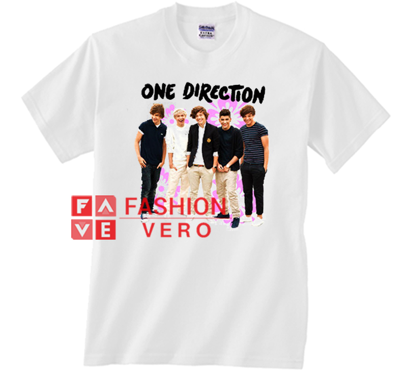 One Direction Flowers Unisex adult T shirt