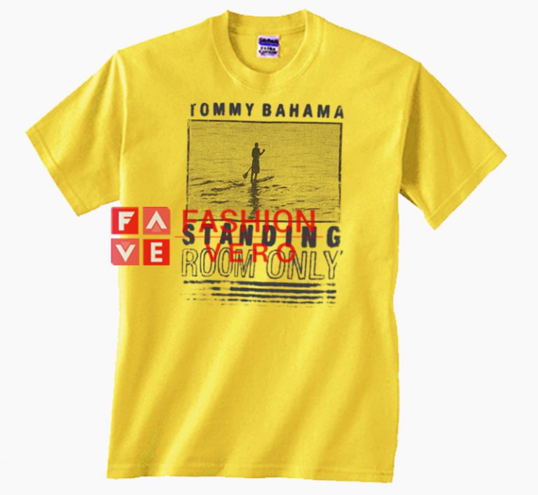 Tommy Bahama Standing Room Only Yellow Unisex adult T shirt