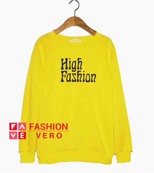 high fashion sweatshirt