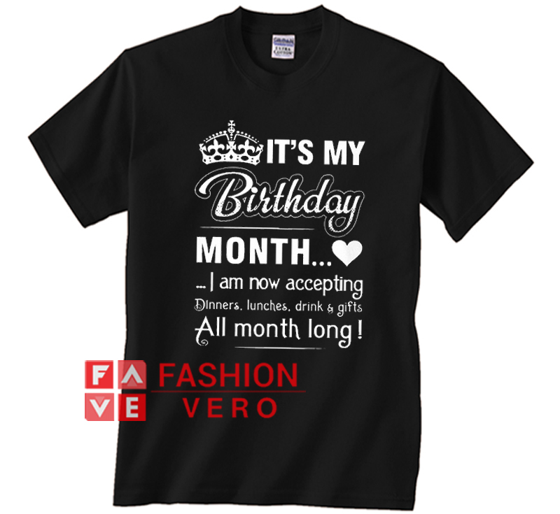 birthday month shirts