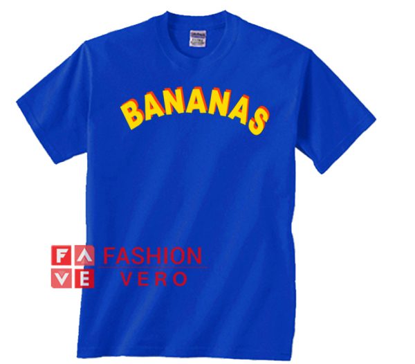 Bananas Font Unisex adult T shirt