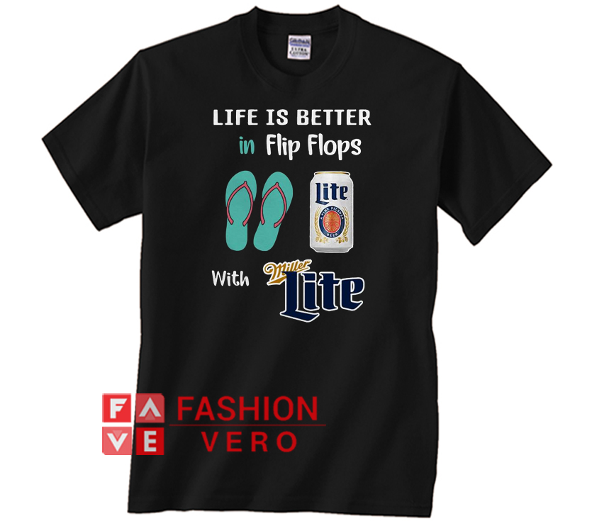 miller lite flip flops