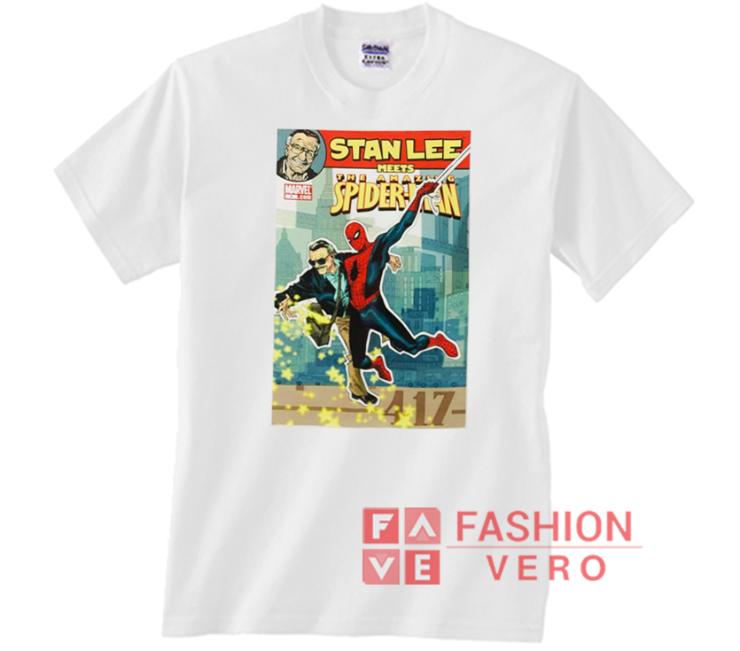 stan lee spiderman t shirt