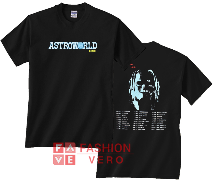 astroworld tour t shirt