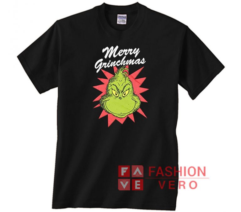 Merry Grinchmas Head Unisex Adult T Shirt