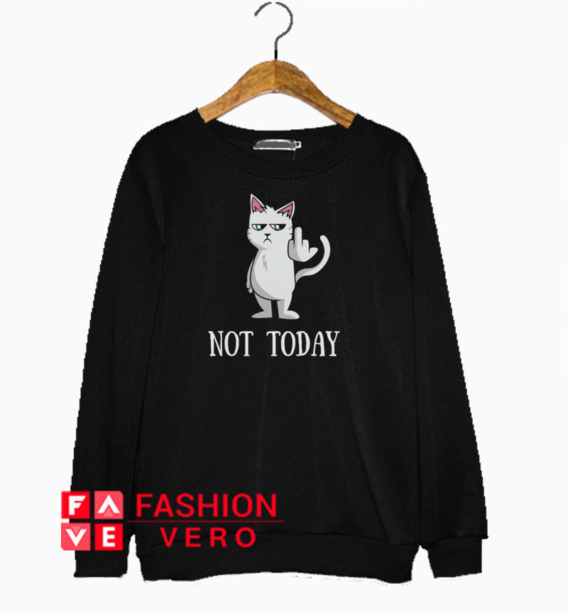 Not today 2025 cat sweater