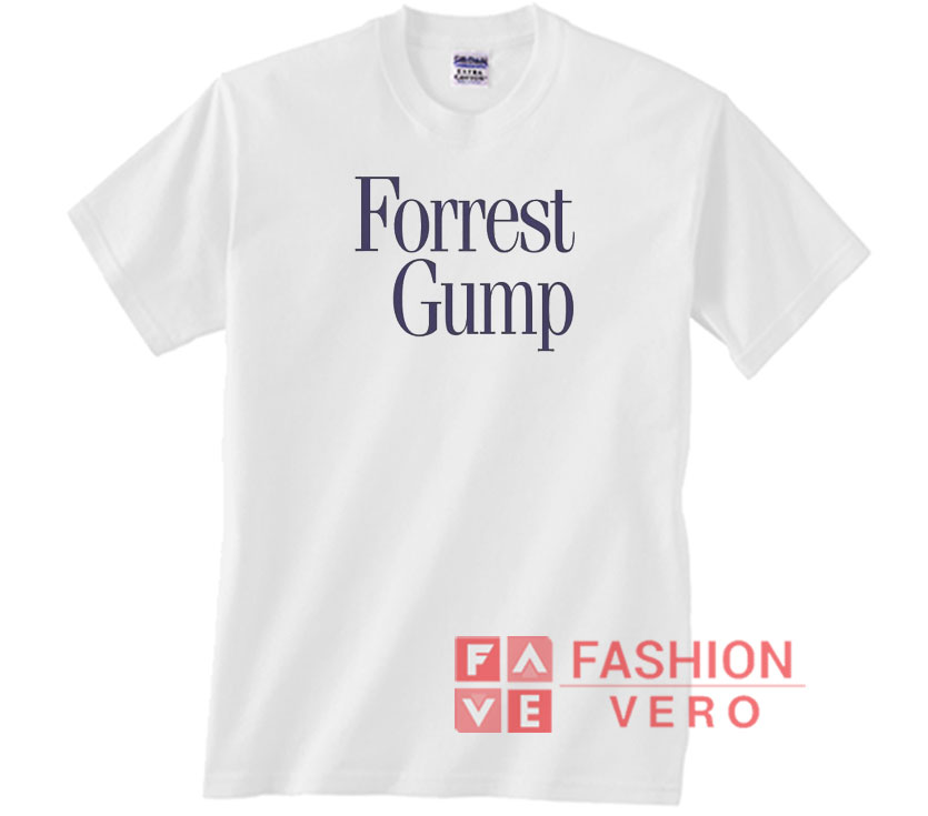 Forrest Gump Letter Unisex adult T shirt