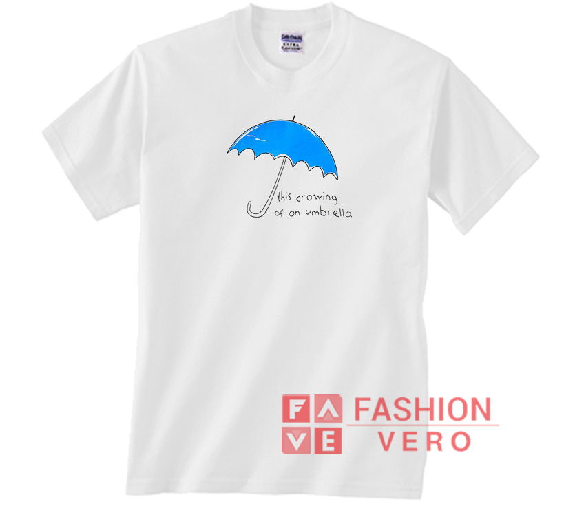 the blue umbrella shirt