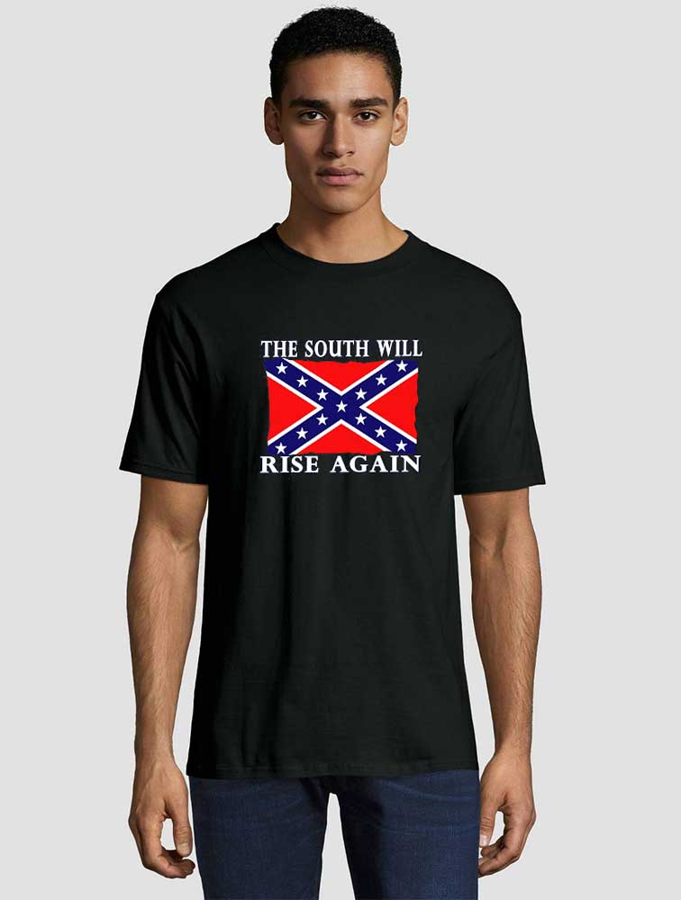 The South Will Rise Again Confederate Flag T Shirt Cheap