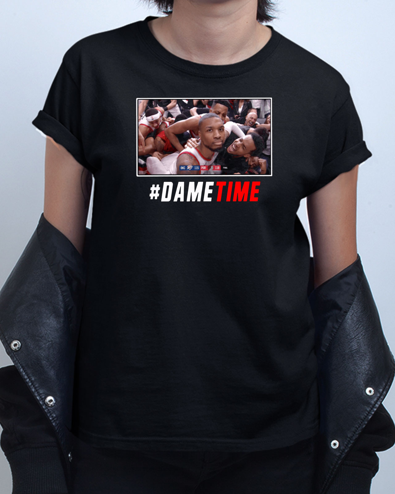 dame time t shirt