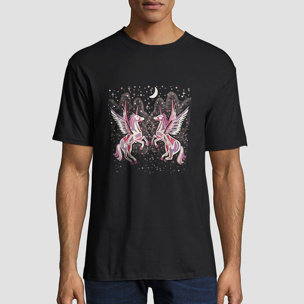 Buy Vintage Twin Unicorn Merch Shirt Cheap - Fashionveroshop