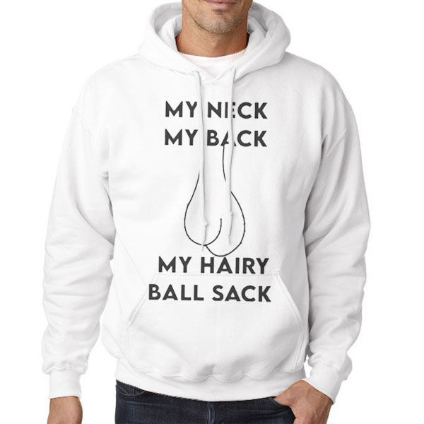 Hairy shop back sweatshirt