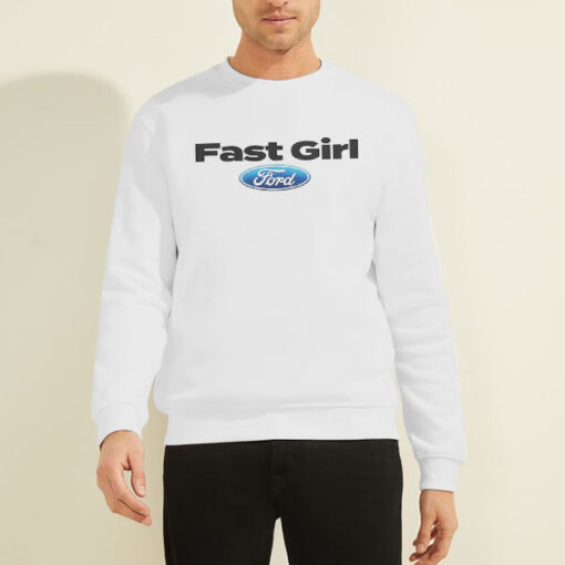 Buy Logo Letter Fast Girl Ford Shirt Cheap