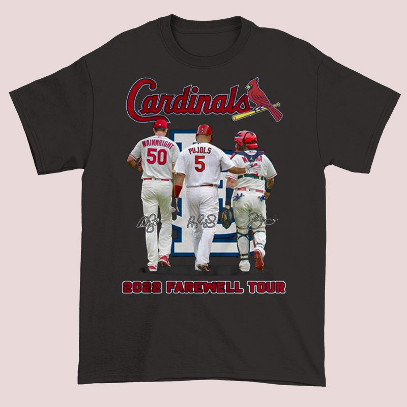 Buy Signatures 2022 Cardinals Farewell Tour Shirt Cheap