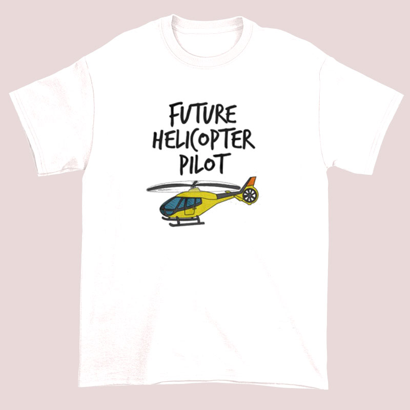 Buy Graphic Future Helicopter Pilot Shirts Cheap